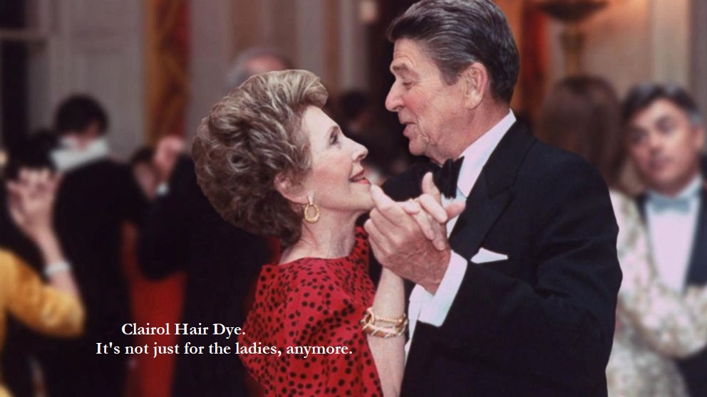 Ron and Nancy Reagan - Clairol